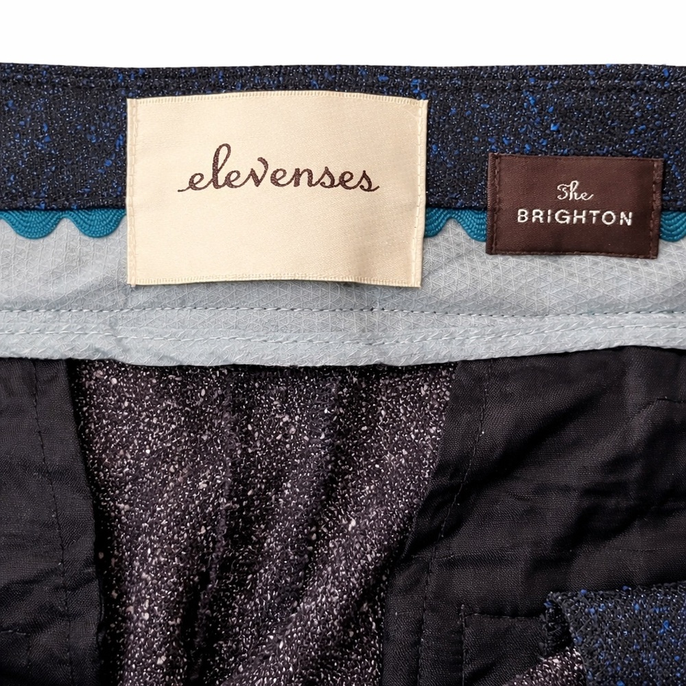 Anthropologie Elevenses Brighton Tweed Wide Leg Pants Size 4 - Picture 12 of 13